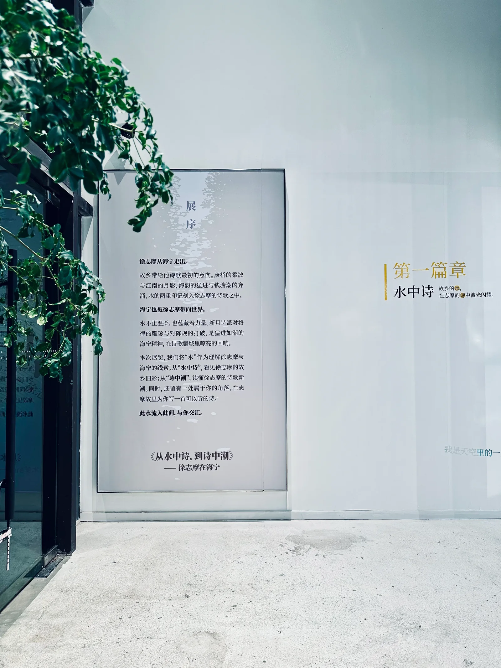 从水中诗，到诗中潮—徐志摩在海宁 87